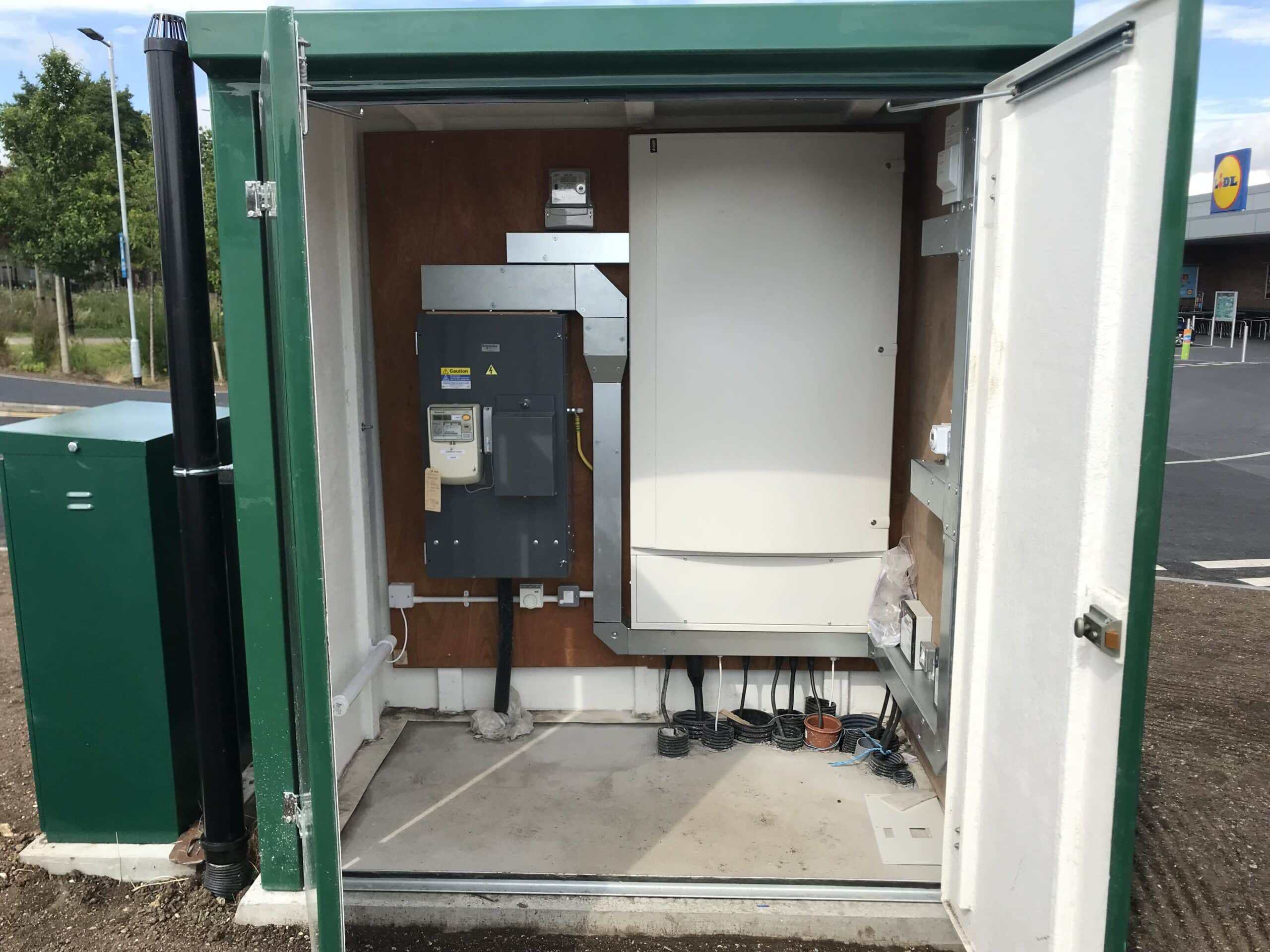 inside of electric meter box